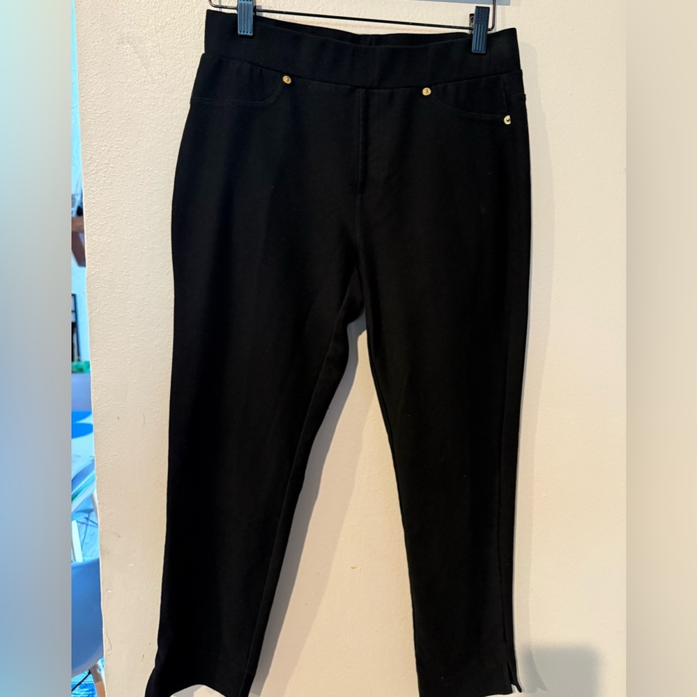 Like New NWT MICHAEL Michael Kors Solid Pull On Leggings Stretch Pants Medium Sz